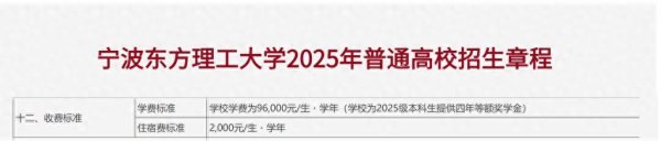 融创优配 浙江一大学学费每人每学年9.6万